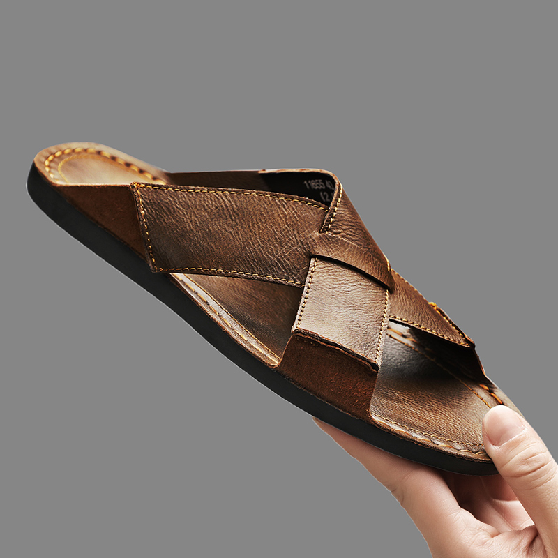 Men'S Shoes Top Brands - Zapatillas de hombre de cuero genuino