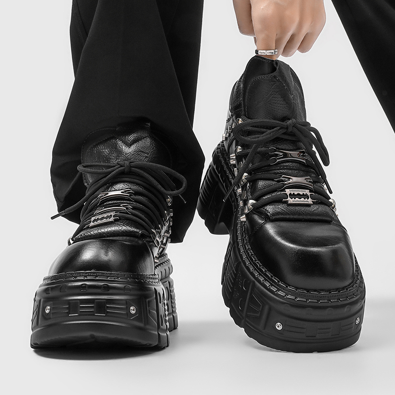 Men Shoes H&M - Nuevos zapatos de plataforma góticos punk
