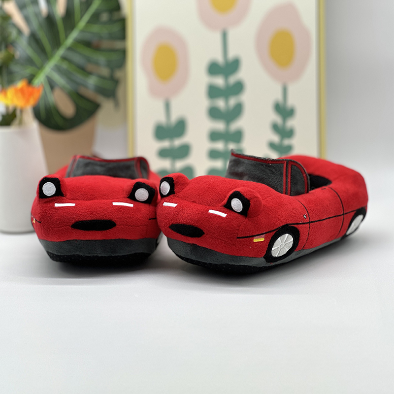 Men Shoes Red Tape - Zapatillas de felpa de coche rojo,