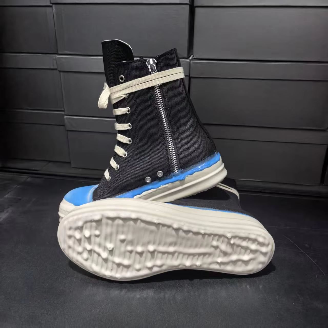 Canvas Sneaker High - Botines de Diseño Especial para Mujer,