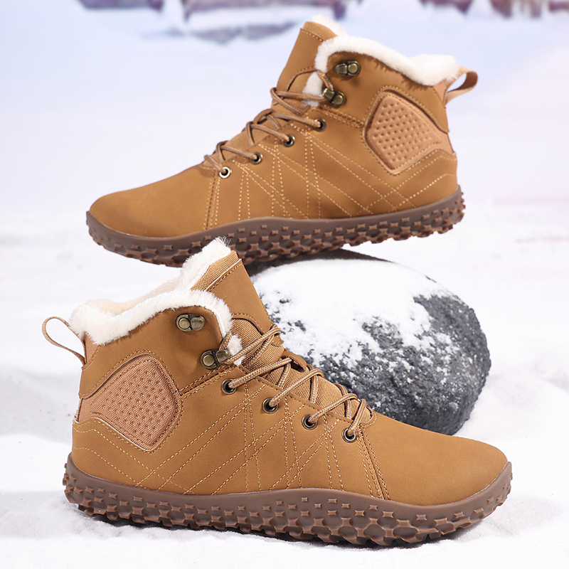 Men'S Shoes Comfortable Walking - Botas de algodón cálidas con punta