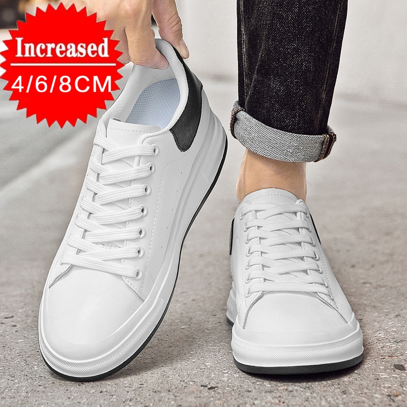 Canvas Sneaker High - Nuevos zapatos con alzas de lujo