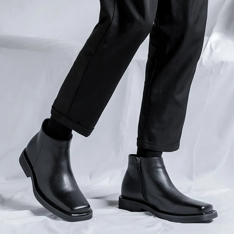 Nuevos zapatos negros de cuero - Men'S Shoes Top Brands reseña y precio