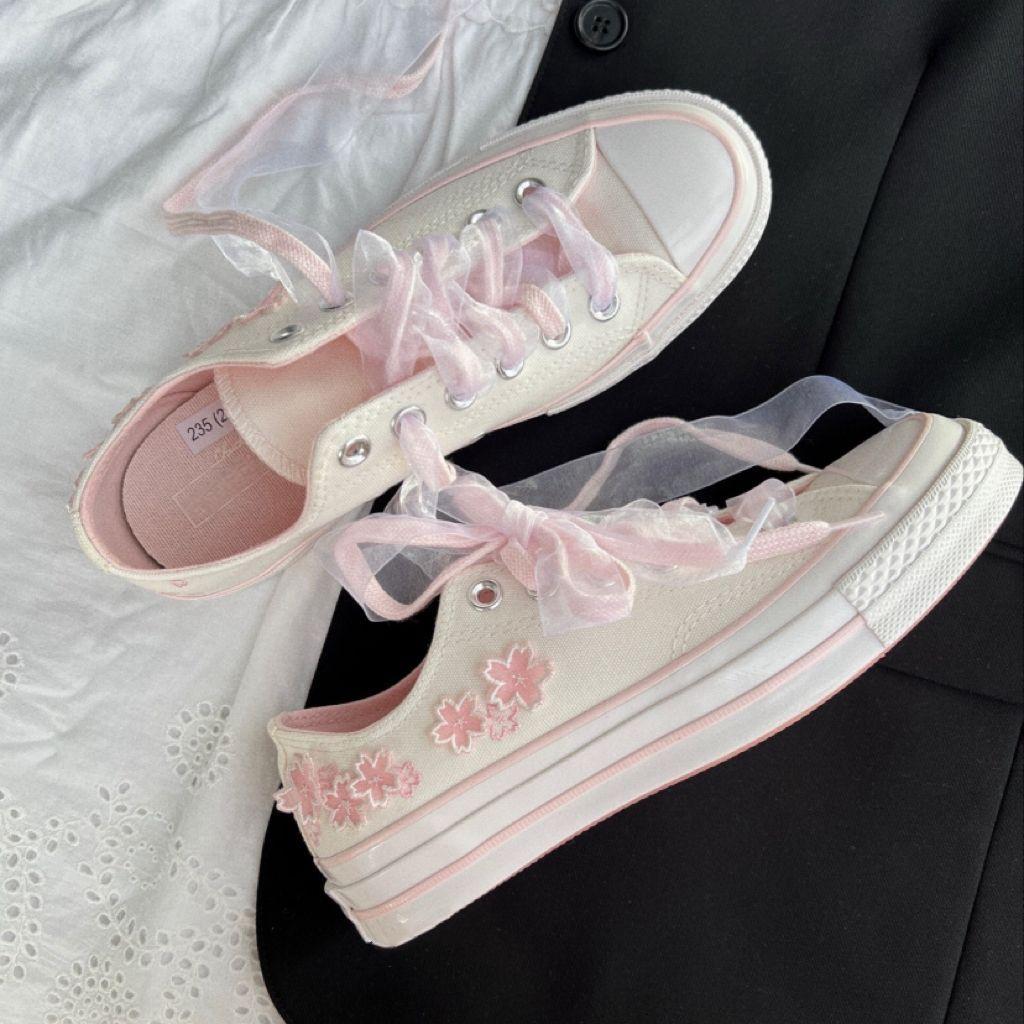 Zapatillas de Lona Bordadas pa - Canvas Sneaker High reseña y precio