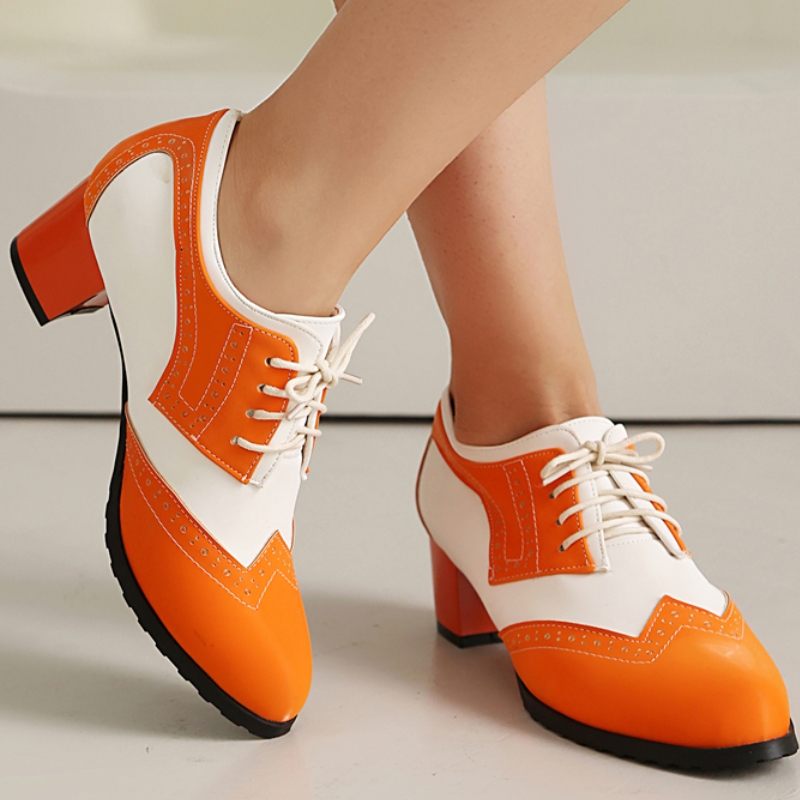 Zapatos de Tacón Bajo para Muj - Men Shoes Elegant reseña y precio