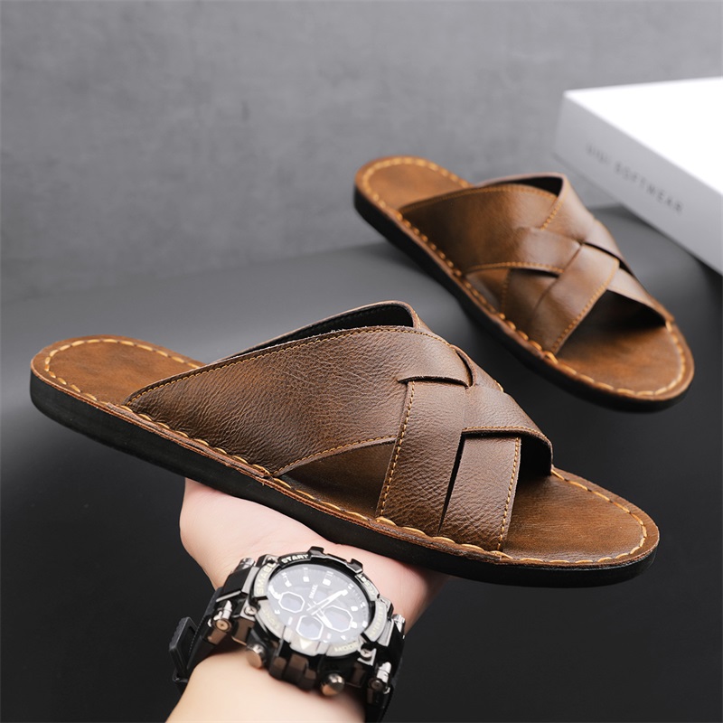 Sandalias informales de cuero  - Men'S Shoes Top Brands reseña y precio