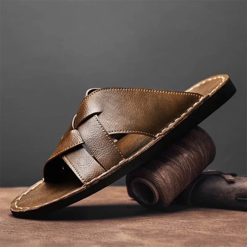 Sandalias informales de cuero  - Men'S Shoes Top Brands reseña y precio