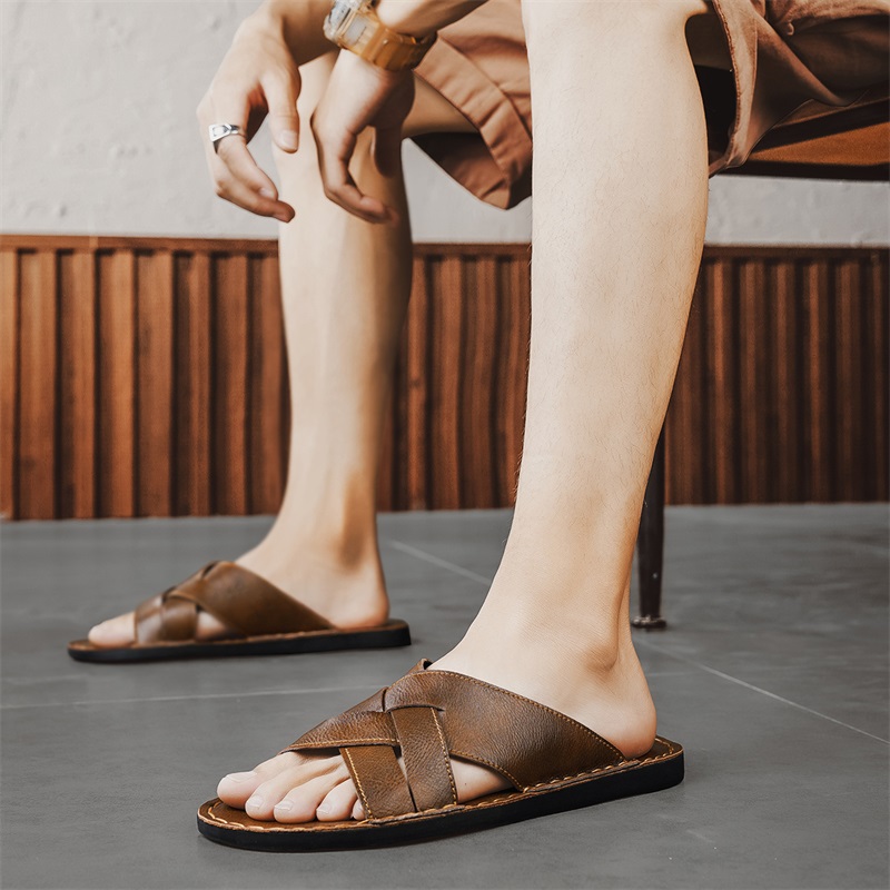 Sandalias informales de cuero  - Men'S Shoes Top Brands reseña y precio