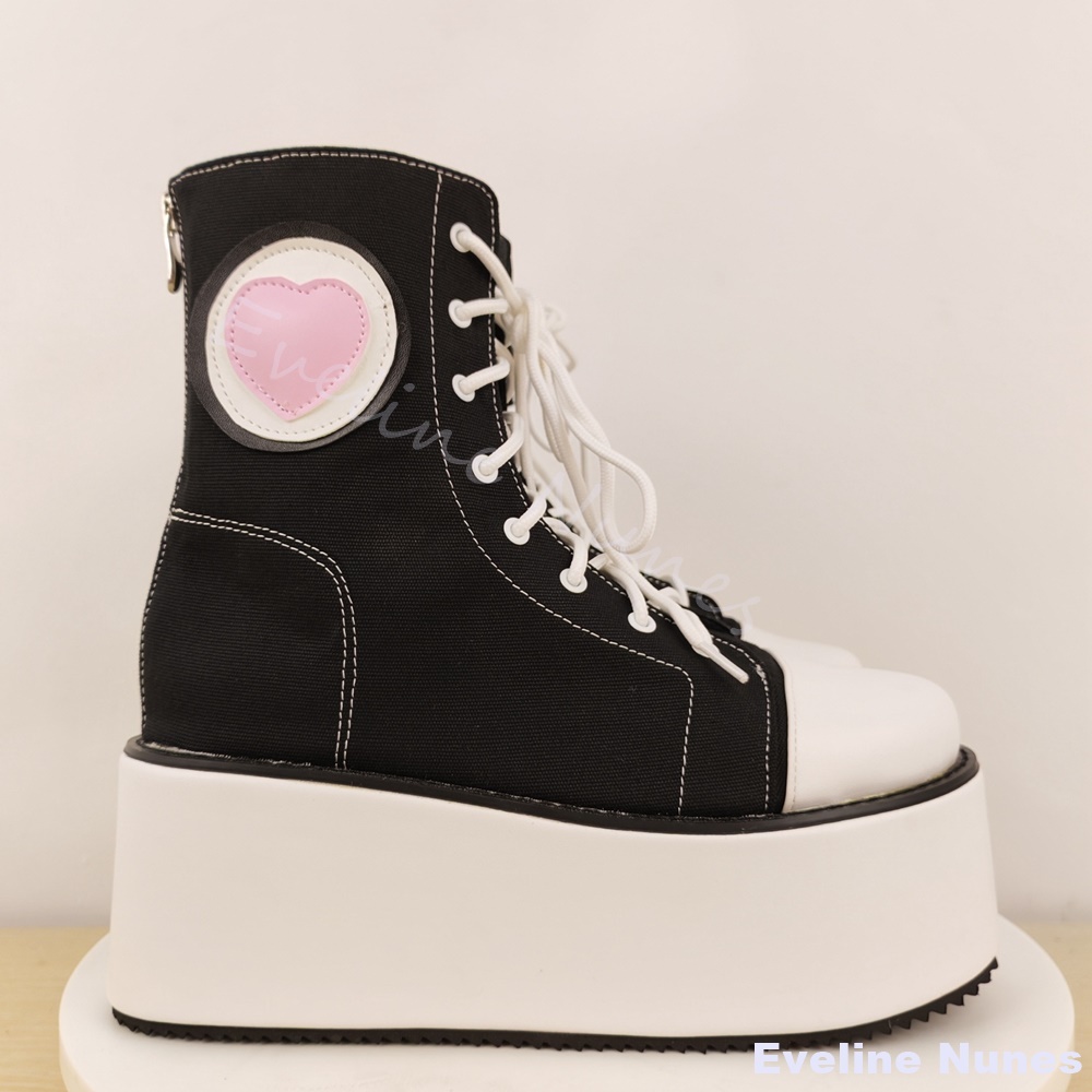 Zapatos de lona de suela grues - Canvas Sneaker High reseña y precio