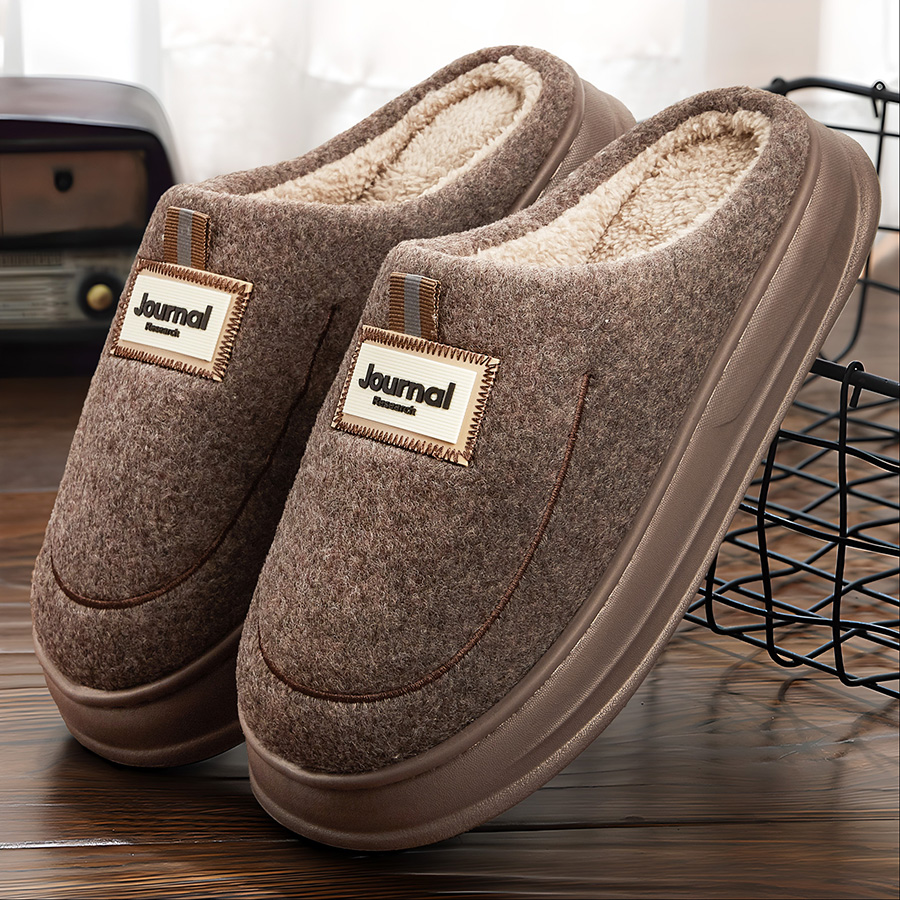Pantuflas Cálidas de Fieltro p - Men'S Shoes With Memory Foam reseña y precio