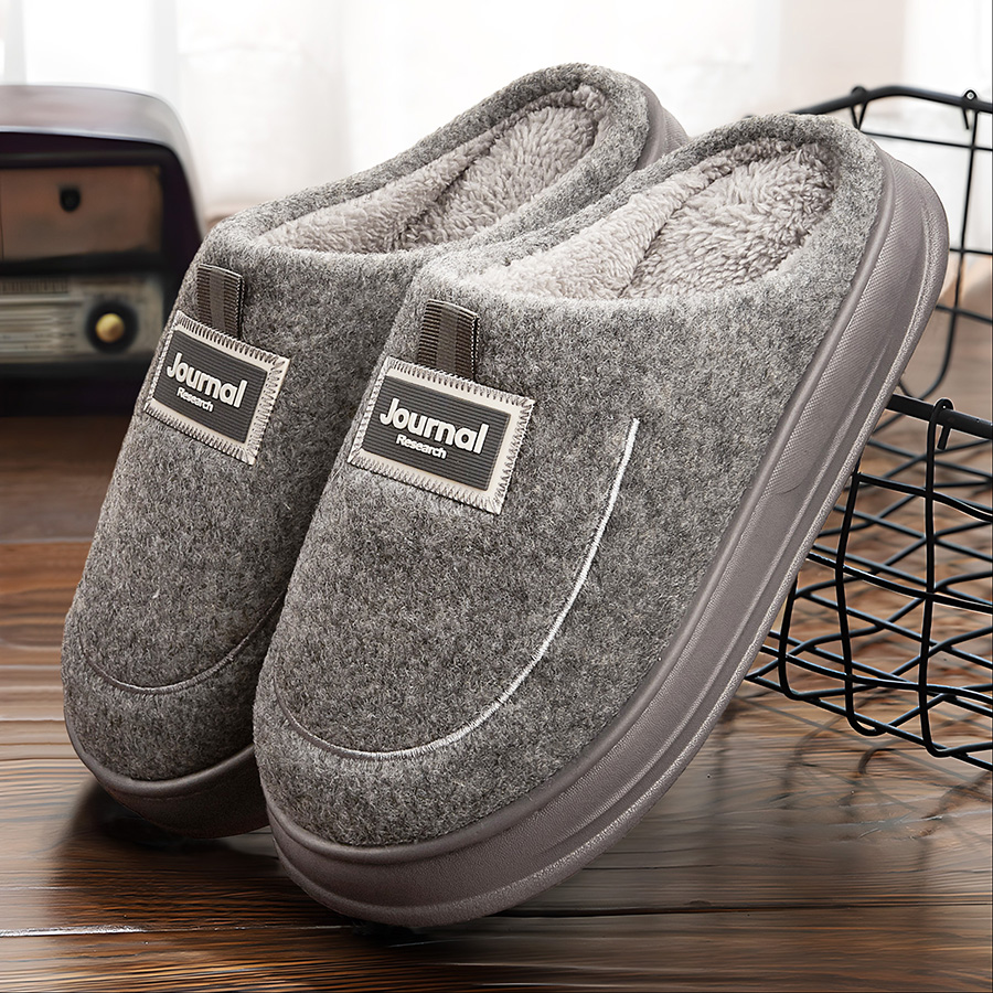 Pantuflas Cálidas de Fieltro p - Men'S Shoes With Memory Foam reseña y precio