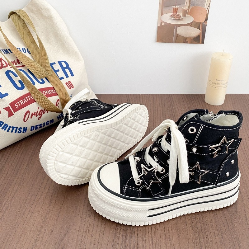 Zapatos de Mujer, Nueva Versió - Canvas Sneaker High reseña y precio