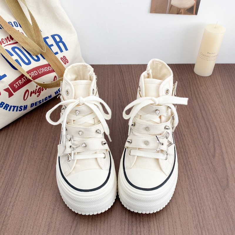 Zapatos de Mujer, Nueva Versió - Canvas Sneaker High reseña y precio