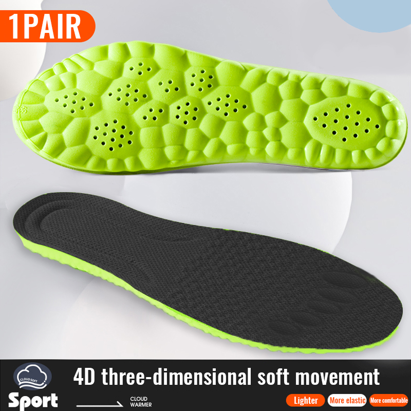 1 Par de Plantillas de Espuma  - Men'S Shoes With Memory Foam reseña y precio