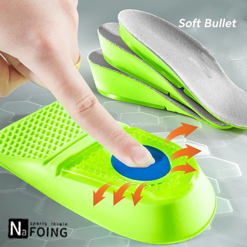 1 Par de Plantillas de Espuma  - Men'S Shoes With Memory Foam reseña y precio