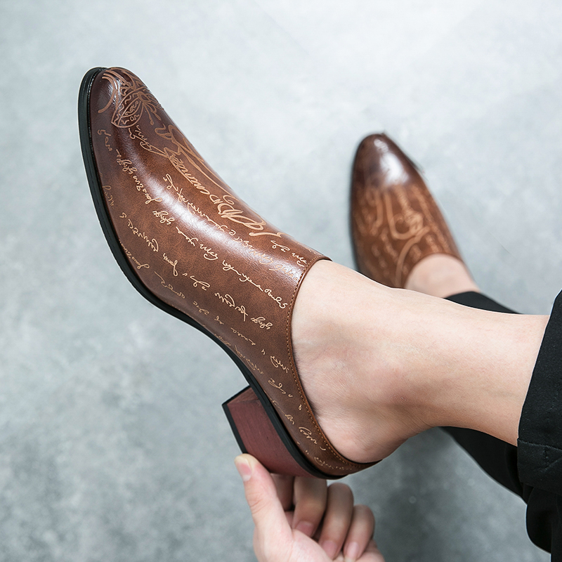 Mules de Cuero Marrón para Hom - Men'S Shoes With Toes reseña y precio