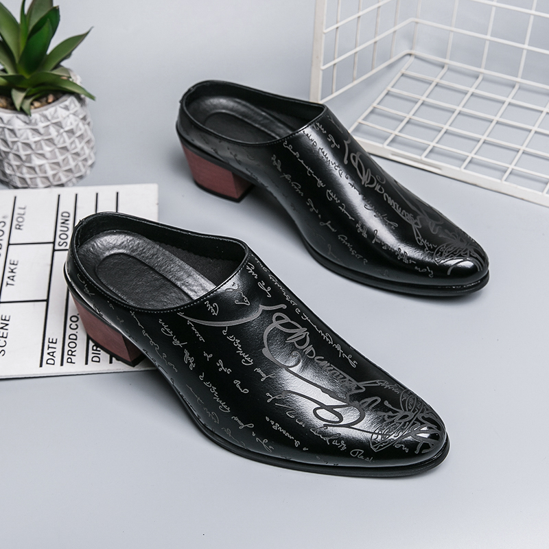 Mules de Cuero Marrón para Hom - Men'S Shoes With Toes reseña y precio