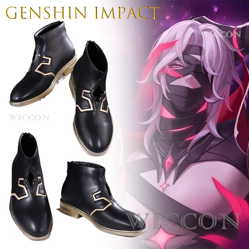 Genshin-zapatos de Cosplay de  - Men Shoes Europe To Us reseña y precio