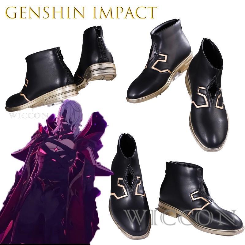 Genshin-zapatos de Cosplay de  - Men Shoes Europe To Us reseña y precio