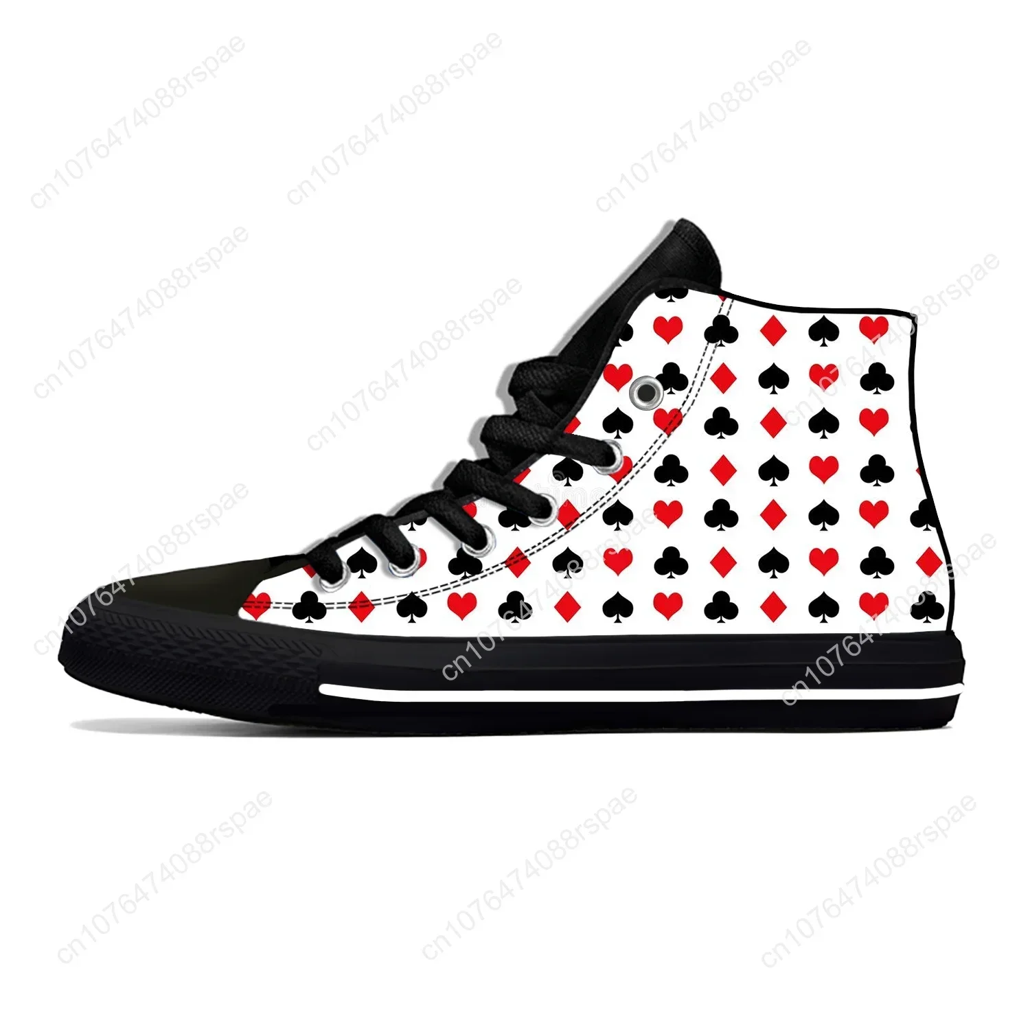 Símbolo de naipes de verano, z - Canvas Sneaker High reseña y precio