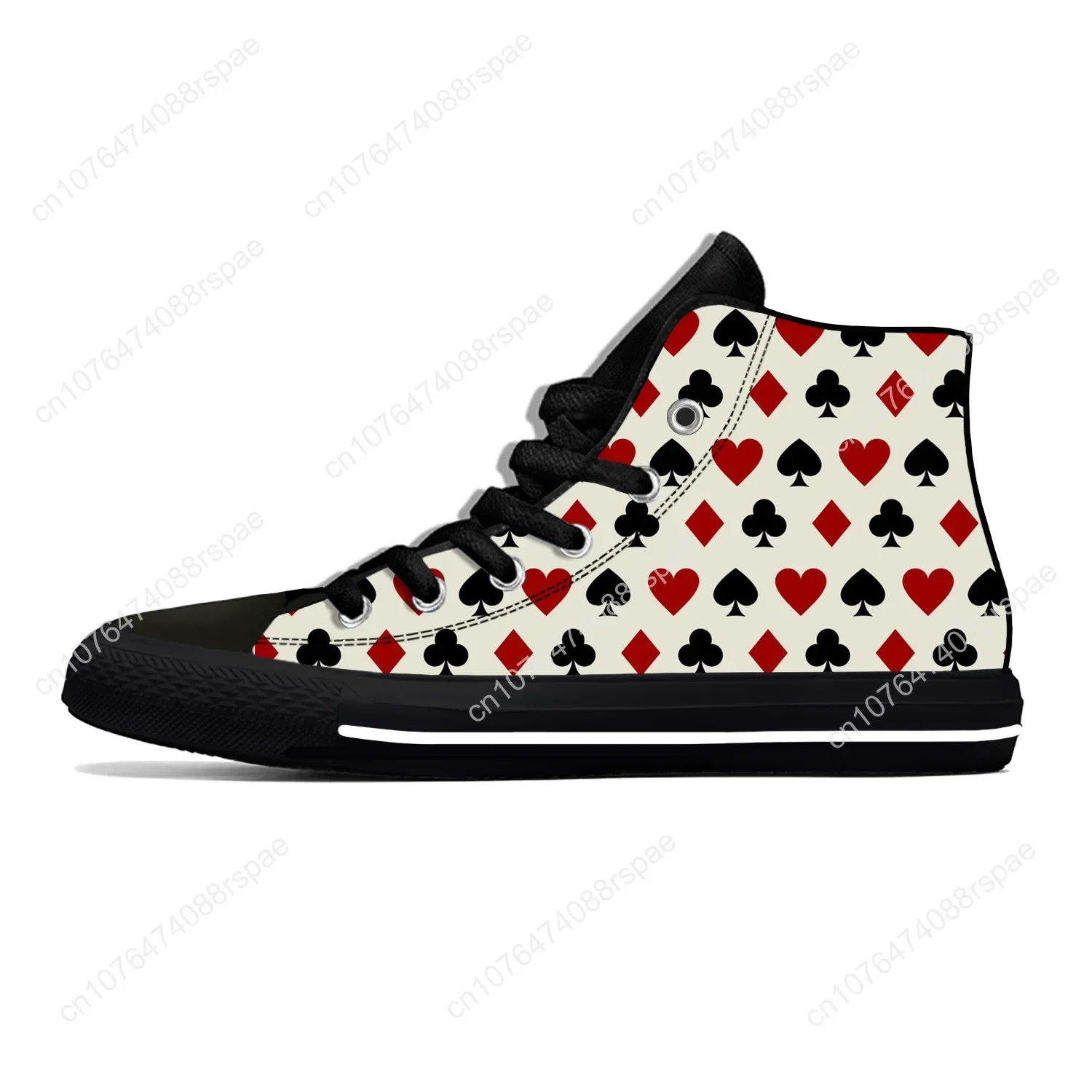 Símbolo de naipes de verano, z - Canvas Sneaker High reseña y precio