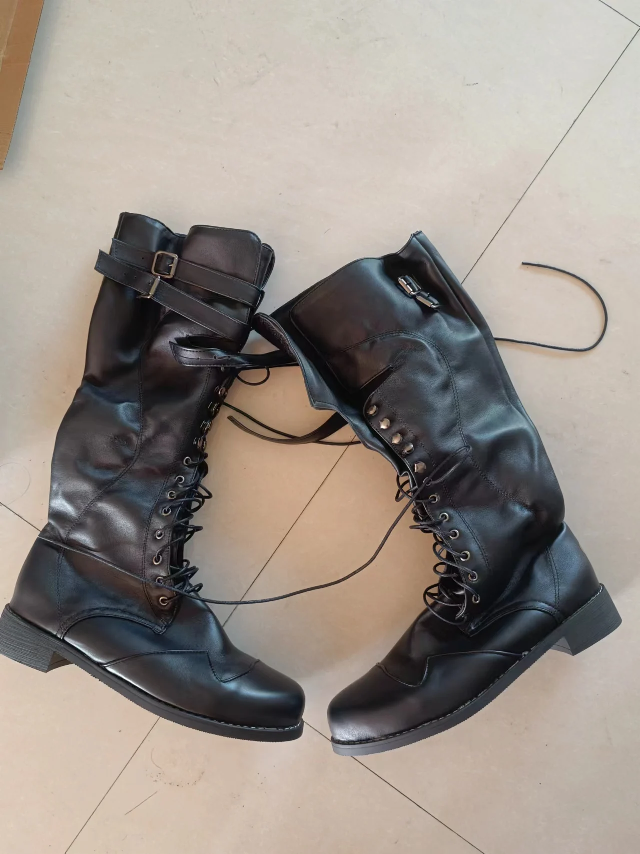 Botas medievales Steampunk par - Men Shoes Europe To Us reseña y precio
