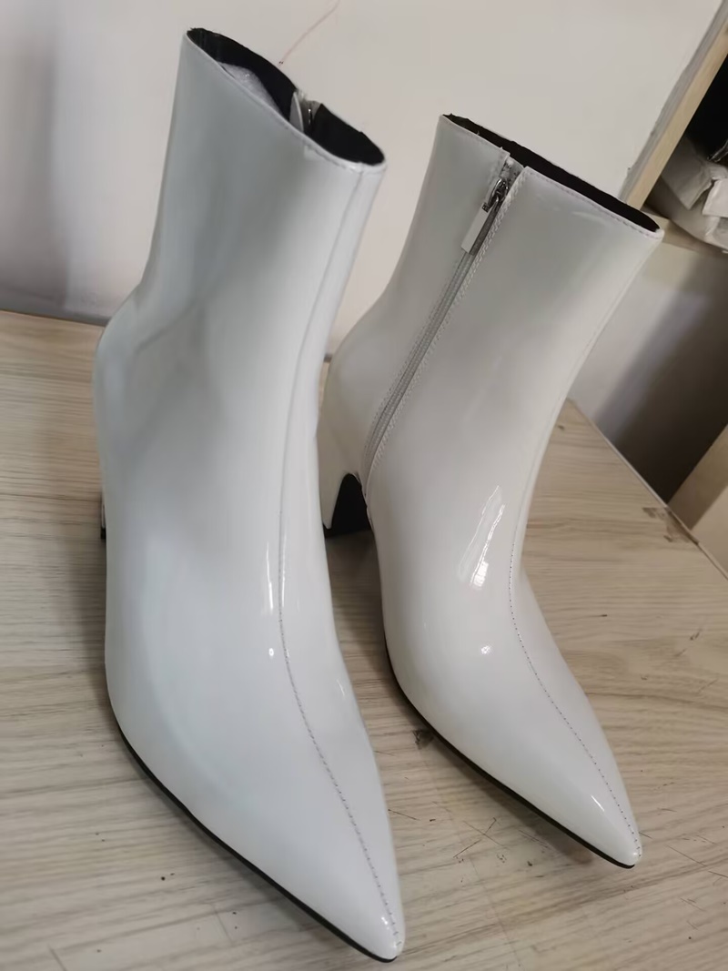 Nuevas botas blancas de moda p - Men Shoes H&M reseña y precio