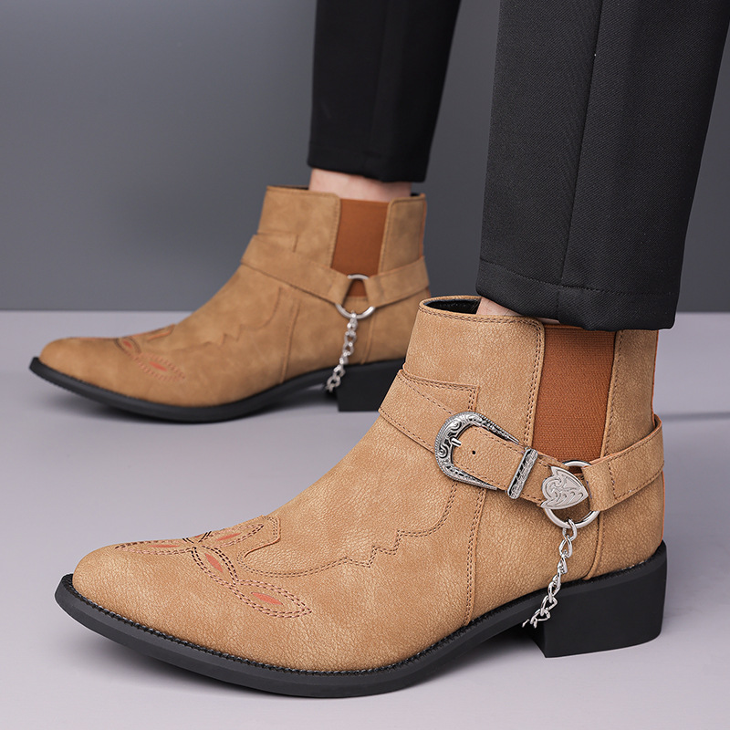 Botas de Vaquero Retro de Moda - Men'S Shoes Top Brands reseña y precio