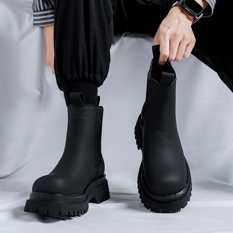 Botas de plataforma negras de  - Men Shoes H&M reseña y precio