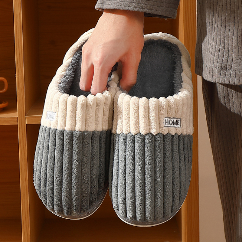 Zapatillas de casa a rayas de  - Men'S Shoes With Memory Foam reseña y precio